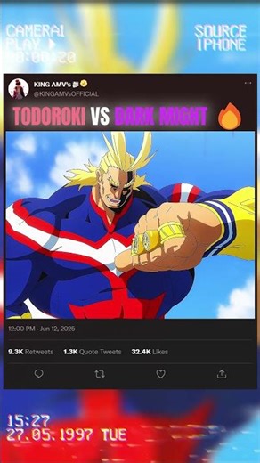 TODOROKI vs DARK MIGHT 🔥 | #myheroacademia #edit #mha #amv #anime