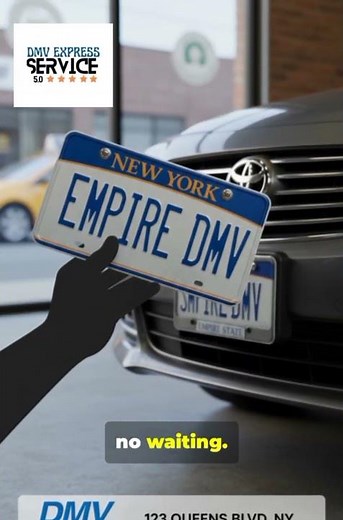Car plate Replacement #nyc#dmv#carservices#carplates#shorts