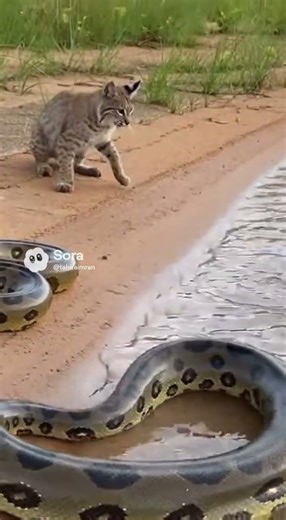 Bobcat vs Anaconda — Rare Predator Encounter Caught on Camera in the Wild