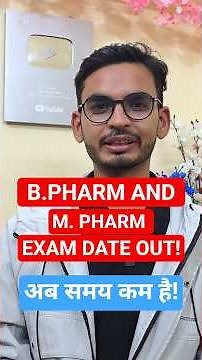 B Pharm & M Pharm Exam Date Out! AKTU Exam date| B Pharm 3rd, 5th, 7th sem| M Pharm 1st & 3rd sem|