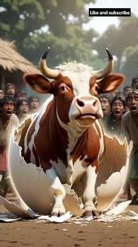 aliens caught magical cow || aliens jadui gaye ko le gaye #ai #viral #shorts #cartoon