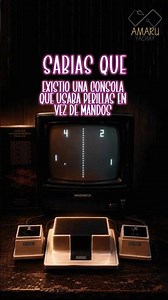 Sabias Que...! Existió una consola que usaba perillas en vez de mandos