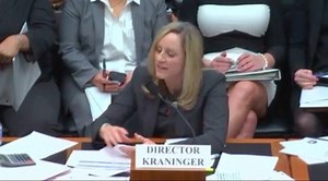 Watch Rep. Ayanna Pressley's masterful questioning of CFPB Director Kathy Kraninger. Pressley asks if the country is facing a "student loan crisis." Kraninger tries to dodge the question. Pressley wasn't having it. | Americans for Financial Reform | Facebook