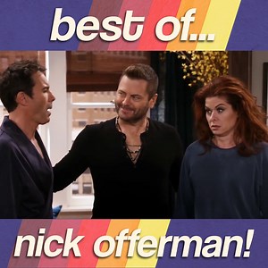 Nick Offerman has played not one but two roles in Will & Grace - including Nick the Plumber and Jackson Boudreaux. Catch his best moments here, as well as some fun on-screen interactions with his IRL wife, Megan Mullally, aka Karen Walker! | Comedy Bites Vintage