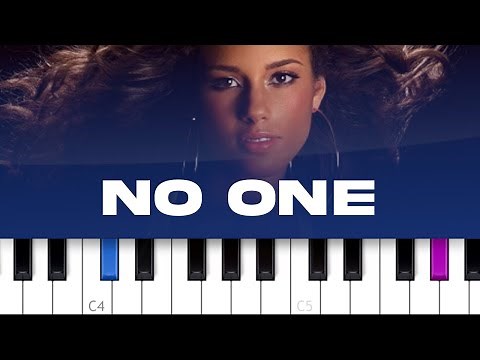 Alicia Keys - No One (piano tutorial)