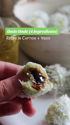 Delicious Onde Onde Recipe with Only 4 Ingredients