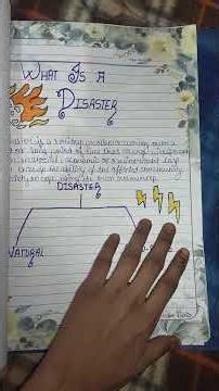 SST Disaster management project file #new#homework#like#shorts#viral