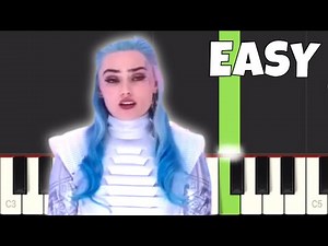 Someday - EASY Piano Tutorial - Disney's ZOMBIES 3