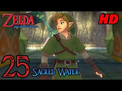 Zelda Skyward Sword HD 60FPS 100% Walkthrough - Part 25 - Skyview Temple Revisited | Sacred Water