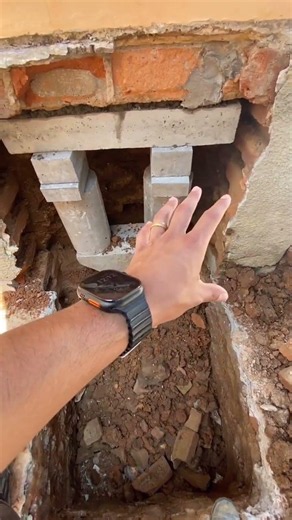 Look what we found in the foundation of this house!