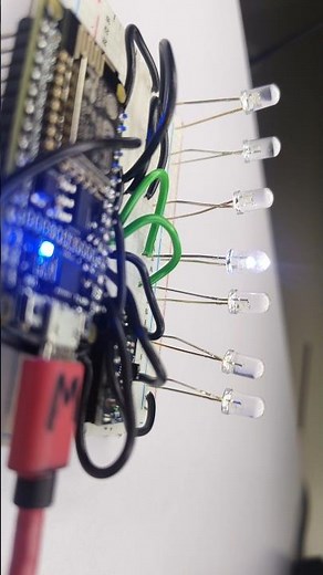 MPU 6050 led using Arduino #shortvideo