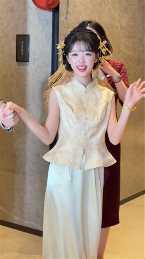 Stunning New Chinese Style Wedding Dress | Elegant Red Bridal Ceremony Outfit ❤️✨