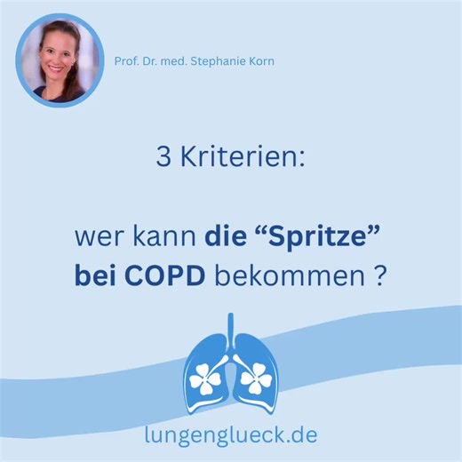 💉 3 Kriterien für die Spritze bei COPD Nicht jede COPD ist gleich. Aber bei diesen drei Punkten solltest du hellhörig werden: ➕ Dreifachtherapie ausgeschöpft (ICS LABA LAMA, gute Adhärenz, Technik geprüft) ➕ Immer wieder Exazerbationen (Akute Verschlechterungen) ➕ Erhöhte Blut-Eosinophile (Untergruppe der weißen Blutkörperchen) Wer häufig exazerbiert und eosinophil ist, braucht vielleicht mehr als nur Inhalation. #COPD #Biologika #Exazerbation #Eosinophile #Pneumologie