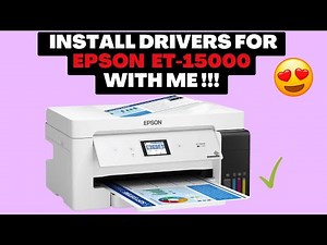 SUBLIMATION TUTORIAL: INSTALL DRIVERS FOR EPSON ET-15000 AND SET UP COLOR PROFILE #sublimation