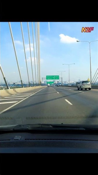 Eastbound: Kanchanaphisek Bridge 🌉 สะพานกาญจนาภิเษก #shorts