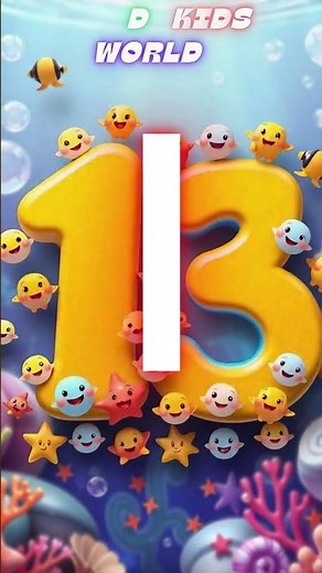 Number spelling | Thirteen | #shorts #thirteen #numbers