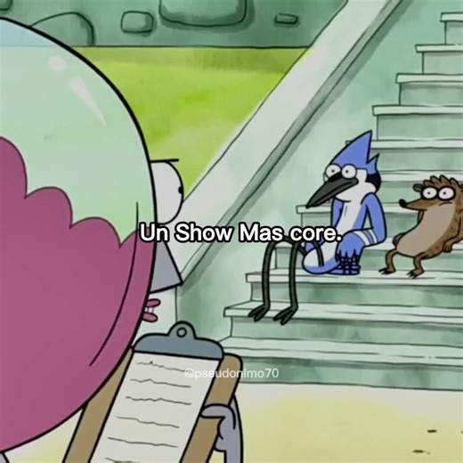 Un Show Mas core. #regularshow #fyp #xd #humor #core parati cartoonnetwork historias corrientes Mordecai Rigby musculoso témpanos risa meme