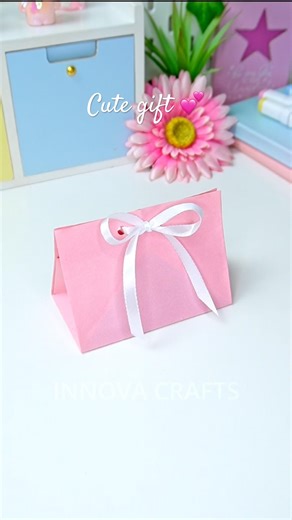 DIY Cute Gift Idea 💕 Easy paper gift box