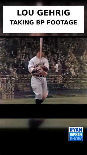 This is how the Iron Horse prepared #mlb #baseball