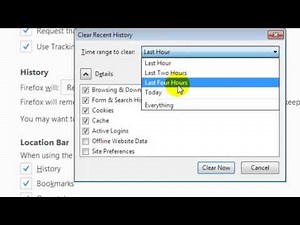 How to clear cache in firefox