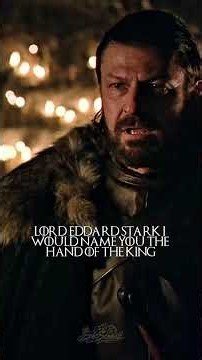 Robert Baratheon Names Ned Stark His Hand of the King