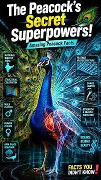 The Peacock’s Secret Superpowers! 🦚 | Amazing Peacock Facts