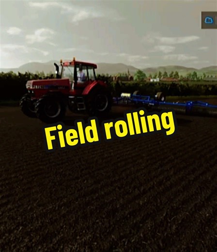 Rolling the Wheat Field in Farming Simulator 22