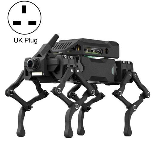 [$263.27] Waveshare WAVEGO Pro 12-DOF Bionic Dog-Like Robot Open Source For ESP32 And Raspberry Pi, Spec: Basic(UK Plug)