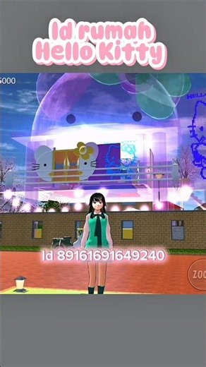 Sakura Hello Kitty House ID 😱 So Cute! Absolutely Adorable! #sakuraschoolsimulator #sakura