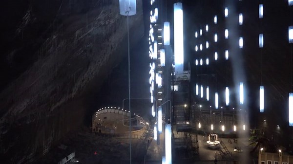 Turda, Romania The inside cavern of the landmark Turda Salt Mine Stock Video Footage - Alamy