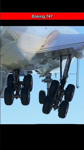 Boeing 747 Gear Drop | Edge-of-Your-Seat Landing Gear Action