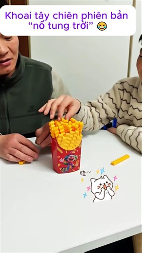 Potatoes that explode into pieces. Whoever loses has to wash the dishes, kids :)) #uniquetoys #so...