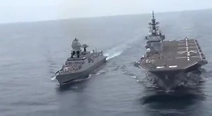 #Watch: Indian Navy & Japanese Navy 🇮🇳🇯🇵 conducting maritime exercise #JIMEX in in Northern Arabian Sea | Indian Military Updates - IMU