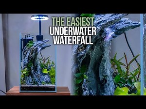 Aqua Worx Sand Waterfall Aquarium Kit Setup & Scape