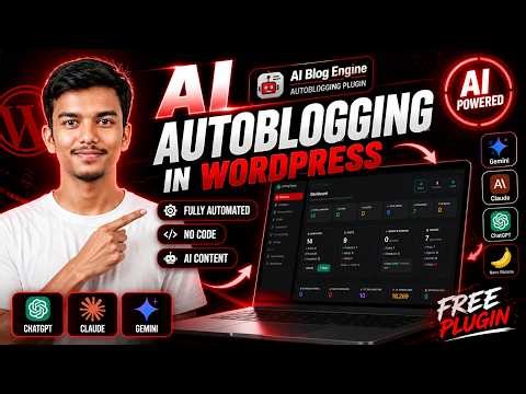 AI Autoblogging In WordPress Using Free Plugin | Best AI Autoblogging In WordPress Full Tutorial