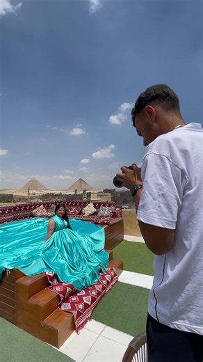 Surrounded by the power of your chosen sea. Bold, elegant, and unforgettable. Feel the moment. Become the art. Book your dresses #FlyingDressesEgypt #experienceegypt #flyingdressexperience #flyingdresses✨ #pyramids