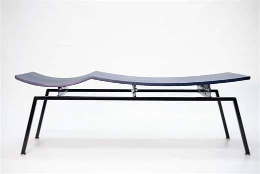 Wave Bench Steel From RLC Studio - Etsy
