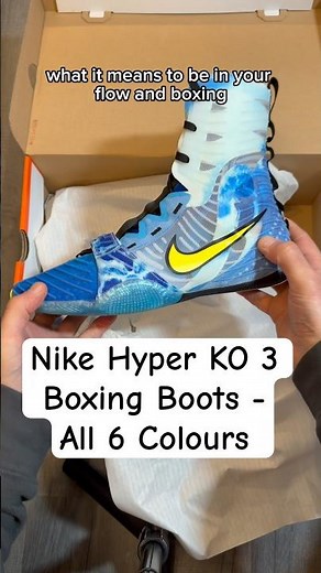 Showing you all 6 colours of Nike Hyper KO 3 Boxing Boots ✔️