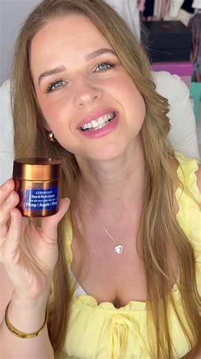 🎀𝓜𝓲𝓬𝓱𝓮𝓵𝓵𝓮🎀 on Instagram: "When was the last time you actually took ‘Neck Care’ seriously?! #ad Well, I’ve started using Cerabuild Face & Neck Cream and I can vouch that intentional neck care can have transformational results! This clean cream with over 90% all-natural ingredients is perfect for skin that’s dry and saggy-looking. It’s enriched with Phyto-Ceramides and unique ingredients, like Bakuchi and Manjistha. 1 jar that moisturizes, nourishes, and firms the look of the skin, and e