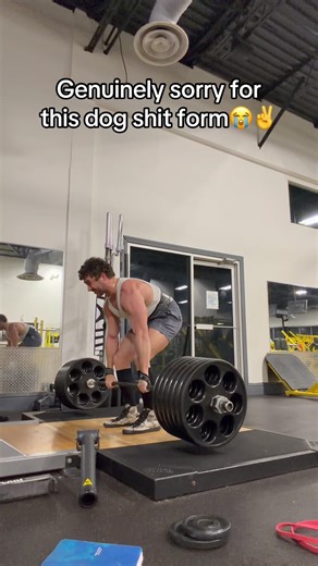 Broken Back Deadlift Form😭✌️