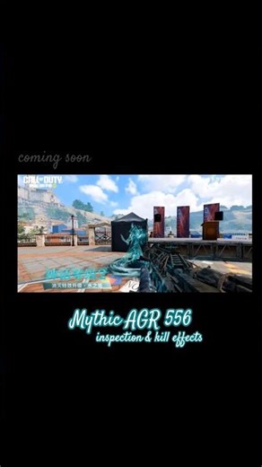 Mythic AGR 556 Inspection and Kill effects #codm #shorts #codmobile