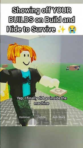 Roblox Build and Hide to Survive but MORE Players' Builds... ⭐ #roblox #robloxbuildandhidetosurvive