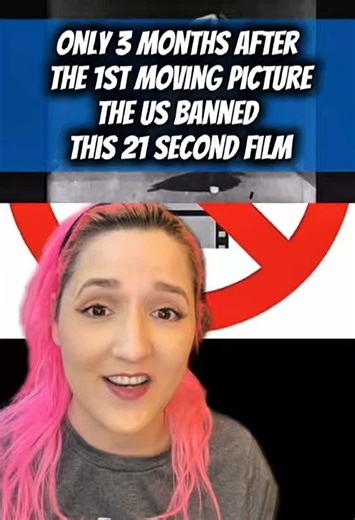 Movies were being banned before movie theaters even existed. The first moving pictures were viewed through nickel Kinetoscopes in storefronts. Just three months after the first public screenings, a 21 second Edison Studios film called Carmencita was banned in New Jersey. The issue was not violence or politics. It was a dancer showing too much leg. Film censorship did not come later. It started immediately. #FilmTok #MovieHistory #FilmFacts #CinemaTok #DidYouKnow