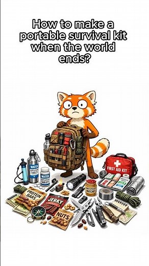 DIY Survival Bag: 10-Second Grab & Go Kit for the Apocalypse #apocalypse #storytime #whatif