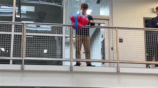 2.6K views · 45 reactions | It was more than just a fun experiment — it was experiential learning in physics and engineering: thinking about gravity, cushioning, impact force, and how design helps protect something fragile. When one of the eggs survived, you could see the excitement on everyone's faces... sometimes it's the little things! Even when some cracked, they learned a lot — creativity, problem solving, and teamwork. | Archbishop Moeller High School | Facebook