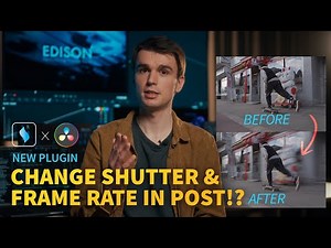 Change Shutter Angle & Frame Rate in DaVinci Resolve? EDISON-Plugin - Full Tutorial