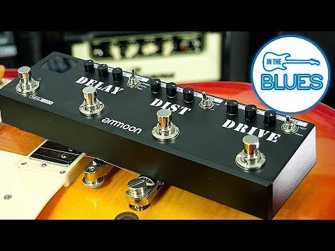Ammoon Pockmon Multi Effects Pedal (OD, Distortion, 3 Delays)