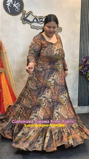 3 Dresses form customized Fabric #ytshorts #viralvideo #kabirdesignerboutique #indianfashion #dress