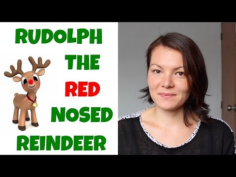 Villancico | Rudolph the Red Nosed Reindeer | Pronunciación | Inglés con Anna