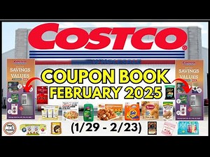 🚨FEBRUARY 2025 Costco Coupon Book Grocery Preview (1/29 - 2/23)🔥Tyson, Kodiak, Tide, Olay!
